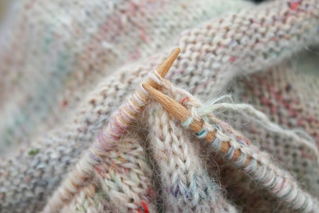 Aiguilles à tricoter en bois – matériel pour créations faites main